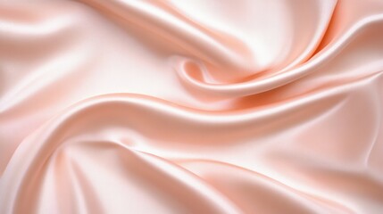 Obraz premium Elegant soft pink silk fabric with luxurious smooth texture