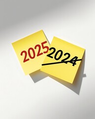 
Marking the End of 2024 and the Start of 2025: A Powerful Image Depicting New Beginnings, Future Planning, Goal Setting, and Resolutions for Success, Growth, and Progress in the New Year Transition