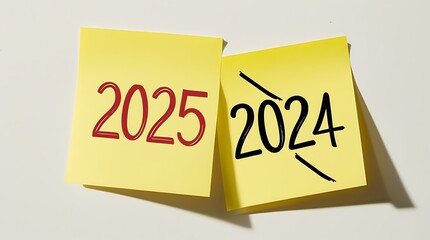 
Marking the End of 2024 and the Start of 2025: A Powerful Image Depicting New Beginnings, Future Planning, Goal Setting, and Resolutions for Success, Growth, and Progress in the New Year Transition