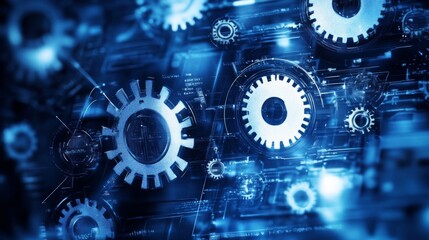 Futuristic Integration and Deployment Technology Background