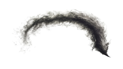 Fototapeta premium Dust devil spin transparent background