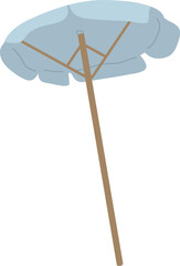 Handdrawn Beach Umbrella