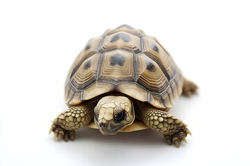 Fototapeta premium Tortoise Isolated on White Background.