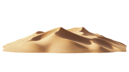 Sand dunes and desert transparent background