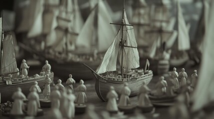 Historical Heritage Display in Museum Setting