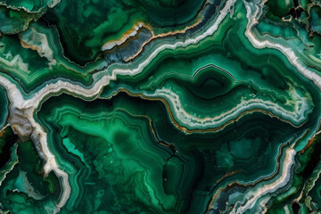 a slice of green agate stone texture