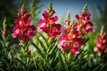 a beautiful snapdragons flower