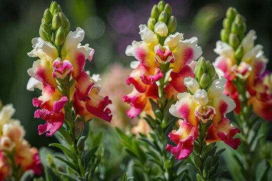 a beautiful snapdragons flower
