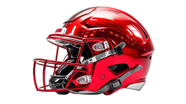 American football helmet transparent background - Powered by Adobe