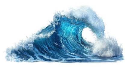 Sea wave transparent background