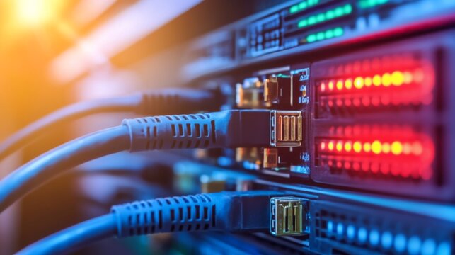 Glowing Connectors in Data Center Infrastructure