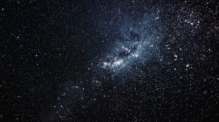 Celestial Canvas: A Night Sky Panorama