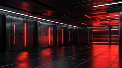 Secure Data Vault in Dimly Lit Environment
