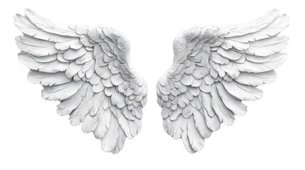 Obraz premium Angel wings transparent background