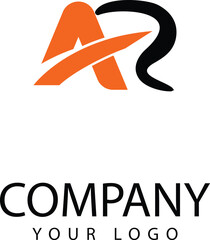 RA alphabet logo design