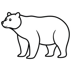 polar bear vector illustration