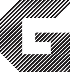 G alphabet logo style 