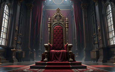 Naklejka premium Luxury king chair 