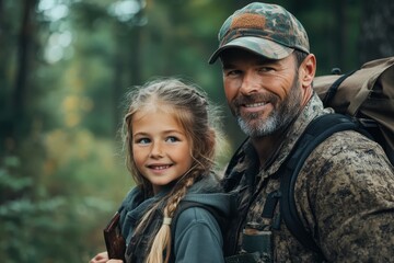 Bonding in the Wilderness with Father and Daughter on a Nature Adventure