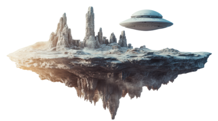 Vintage space shuttle transparent background