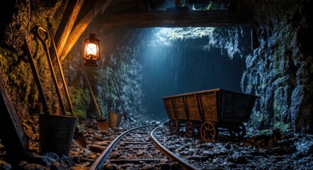 Abandoned Ancient Mine.