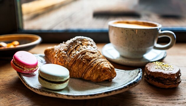 Engage with the sounds of clinking cups and cheerful conversations.  