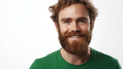 Fototapeta premium Close-up of man with beard