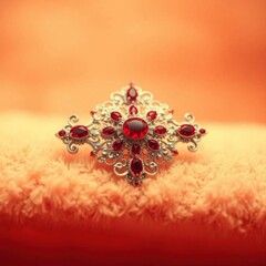 A luxurious diamond and silver necklace displayed on a black background