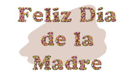 Happy Mother’s Day on transparent background