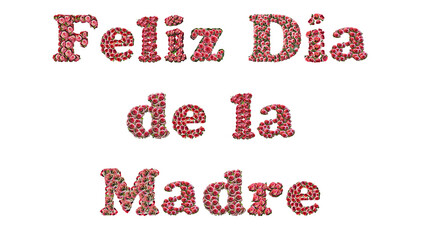 Happy Mother&rsquo;s Day on transparent background