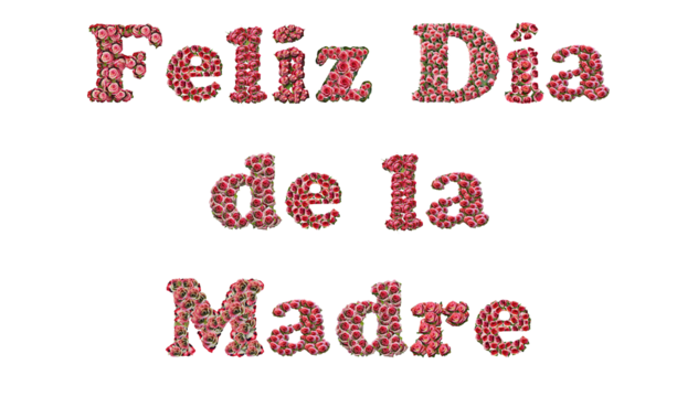 Happy Mother’s Day on transparent background