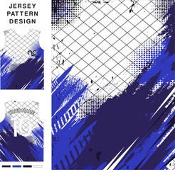 Abstract concept vector jersey pattern template for printing or sublimation sports uniforms football, volleyball, basketball, e-sports, cycling and fishing. Pattern jersey printing.