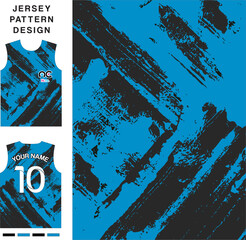 Abstract concept vector jersey pattern template for printing or sublimation sports uniforms football, volleyball, basketball, e-sports, cycling and fishing. Pattern jersey printing.