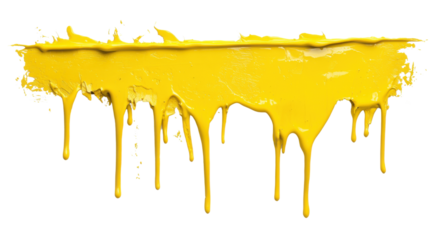 Paint dripping from the top of the frame transparent background