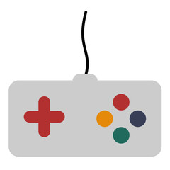 gamer playing abstract logo icon
