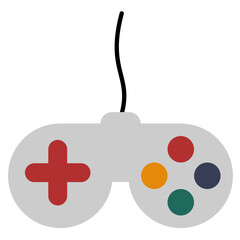 gamer playing abstract logo icon