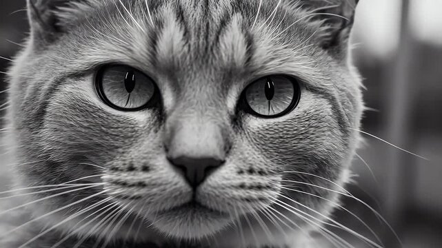 cat coloring portrait video featuring smiling feline character offering fun creative activity those who love color express their artistic side