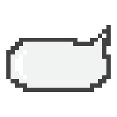 Obraz premium Bubble Pixel Chat