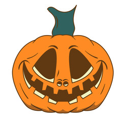 Pumpkins Halloween Illustration