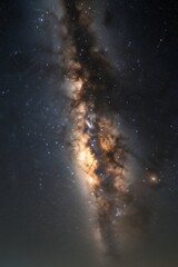 Fototapeta premium Majestic Milky Way galaxy at night.