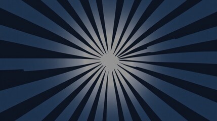 Obraz premium A radial burst pattern with dark blue and light gray tones, creating a dynamic visual effect.