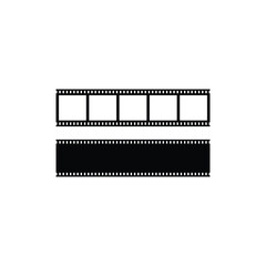 flat design movie icon logo