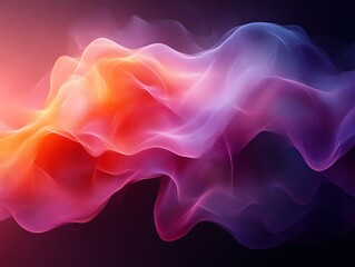 Obraz premium Abstract colorful wave flowing design.