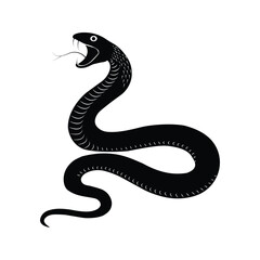 Snake cobra selotte vector design
