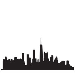 Naklejka premium City Architecture Silhouette