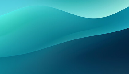 Abstract Teal and Blue Wave Background  Modern Gradient Design for Website  Presentation  