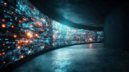 Logistics Command Center, advanced monitors showcasing real-time data analysis, efficient operations management, streamlined communication