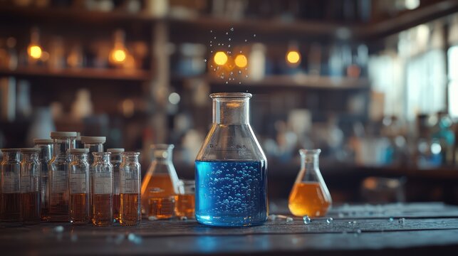 Mystic Alchemy: Elixirs and Potions in a Victorian Laboratory