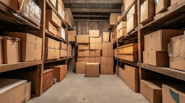 Efficiently arranged storage space, clearly marked containers, optimized for accessibility and organization