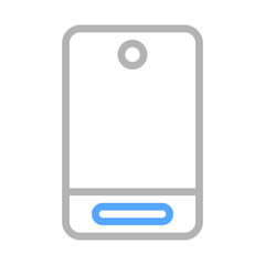 Smartphone mobile device icon. Concept of communication, technology, and connection.